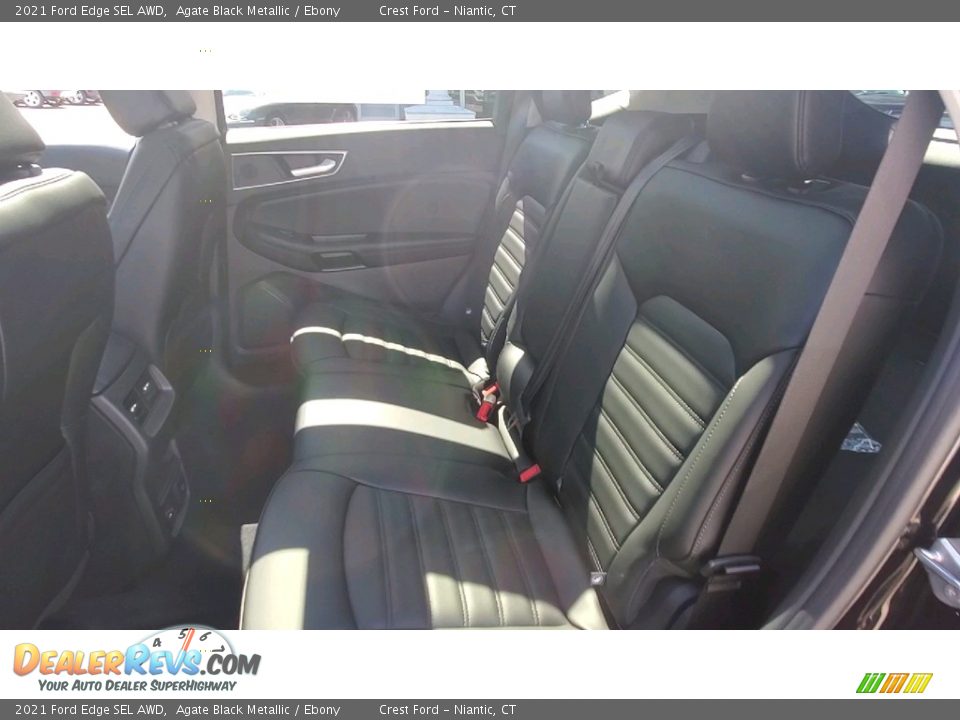 2021 Ford Edge SEL AWD Agate Black Metallic / Ebony Photo #19