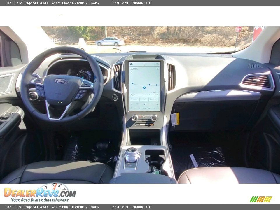 2021 Ford Edge SEL AWD Agate Black Metallic / Ebony Photo #20