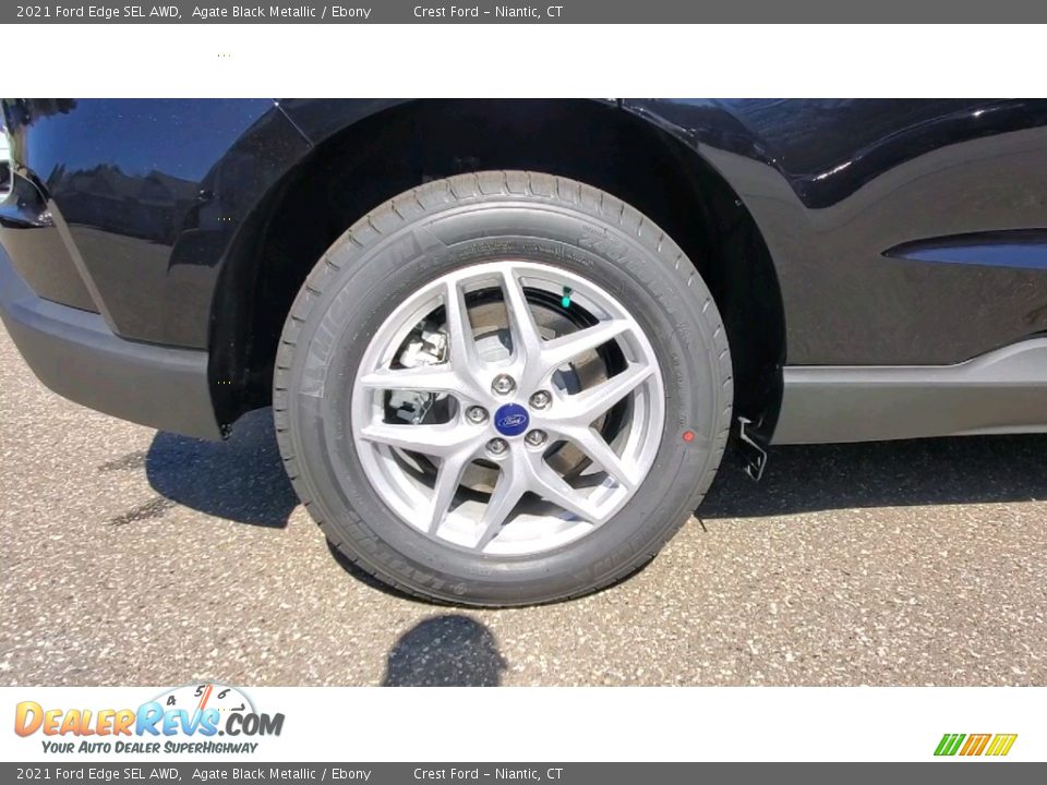 2021 Ford Edge SEL AWD Agate Black Metallic / Ebony Photo #23