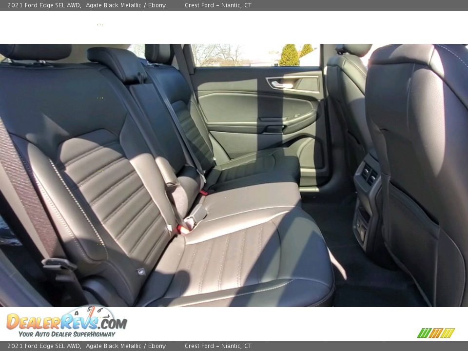 2021 Ford Edge SEL AWD Agate Black Metallic / Ebony Photo #24