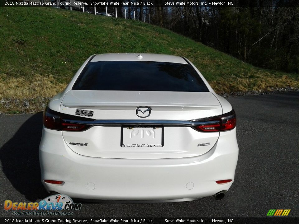 2018 Mazda Mazda6 Grand Touring Reserve Snowflake White Pearl Mica / Black Photo #8