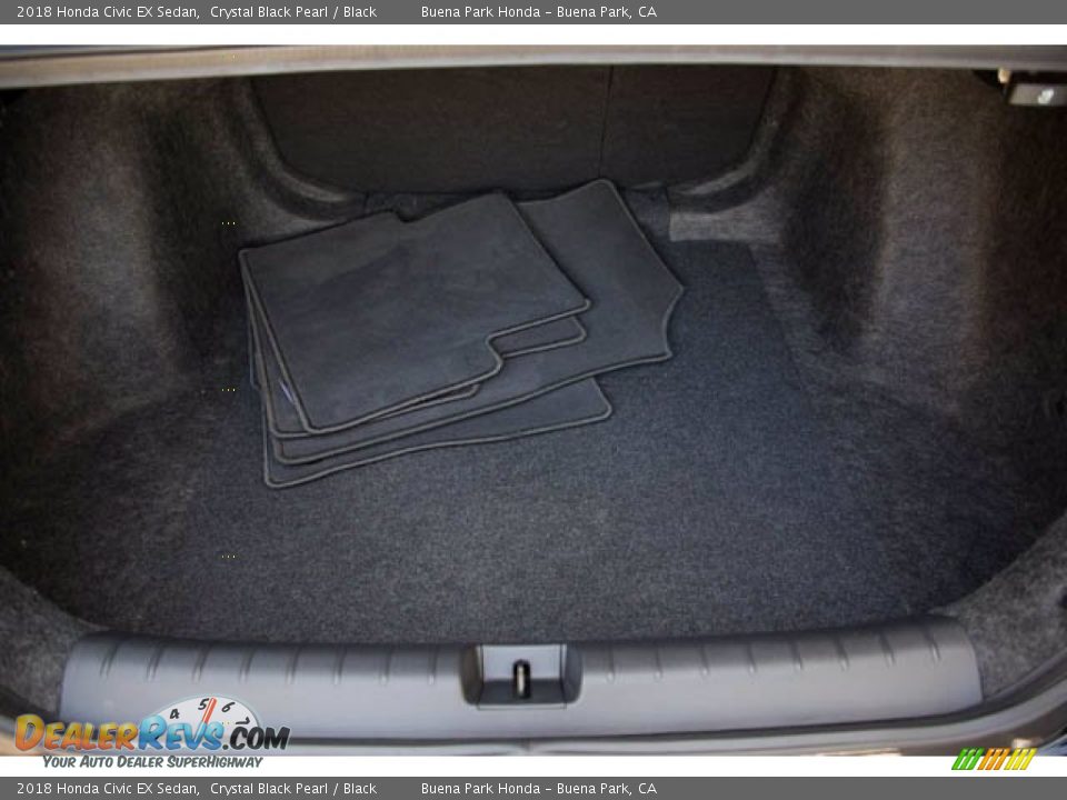 2018 Honda Civic EX Sedan Crystal Black Pearl / Black Photo #23