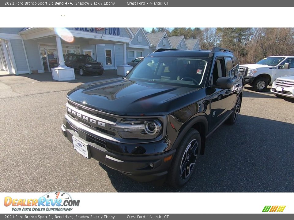 2021 Ford Bronco Sport Big Bend 4x4 Shadow Black / Ebony Photo #3