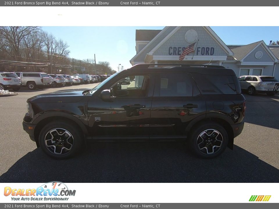 2021 Ford Bronco Sport Big Bend 4x4 Shadow Black / Ebony Photo #4