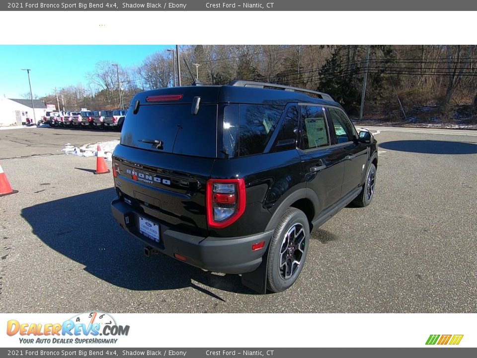 2021 Ford Bronco Sport Big Bend 4x4 Shadow Black / Ebony Photo #7