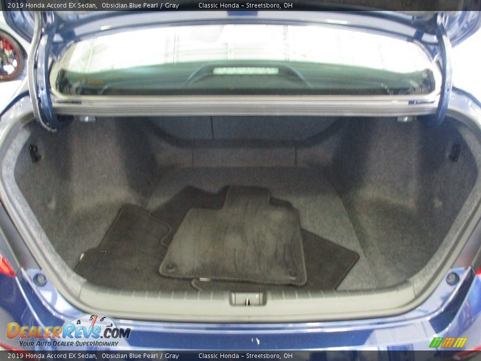 2019 Honda Accord EX Sedan Obsidian Blue Pearl / Gray Photo #14
