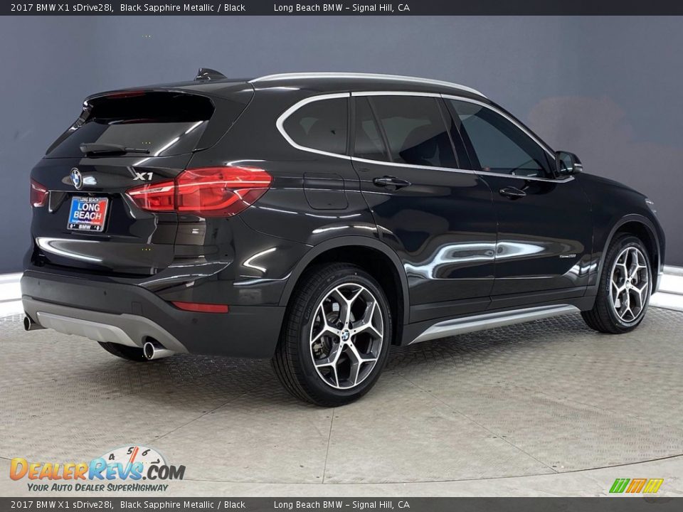 2017 BMW X1 sDrive28i Black Sapphire Metallic / Black Photo #5