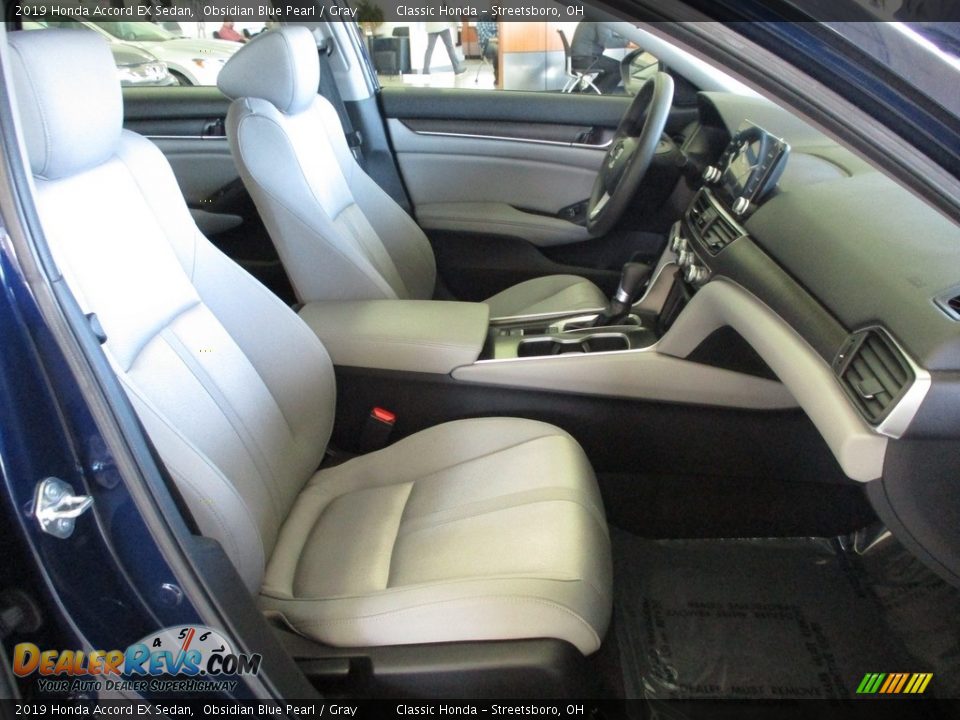 2019 Honda Accord EX Sedan Obsidian Blue Pearl / Gray Photo #18