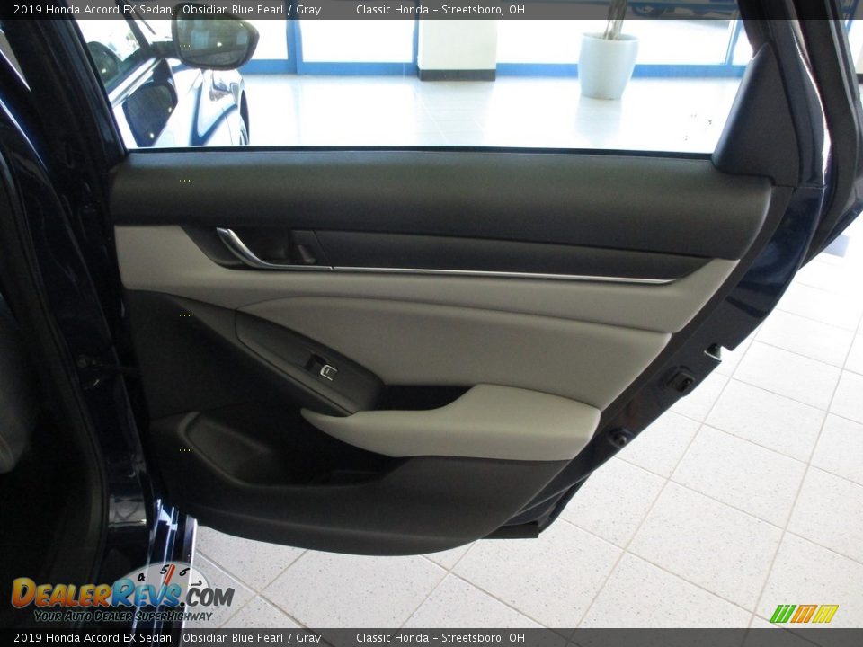 2019 Honda Accord EX Sedan Obsidian Blue Pearl / Gray Photo #19