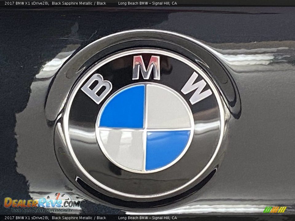 2017 BMW X1 sDrive28i Black Sapphire Metallic / Black Photo #10
