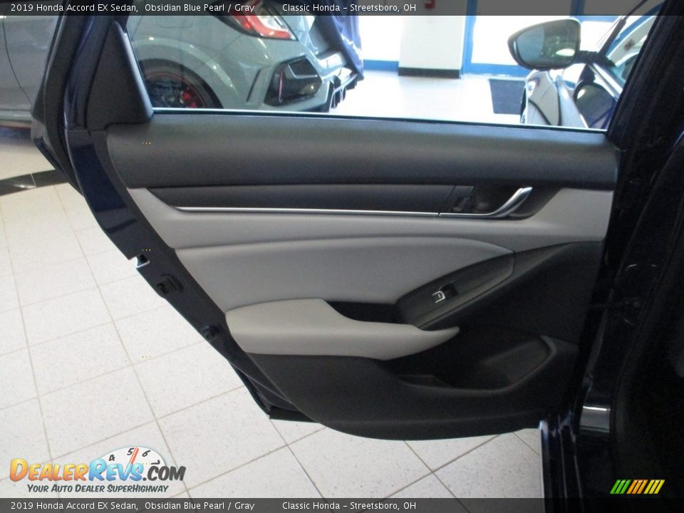 2019 Honda Accord EX Sedan Obsidian Blue Pearl / Gray Photo #22