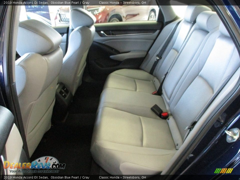 2019 Honda Accord EX Sedan Obsidian Blue Pearl / Gray Photo #24