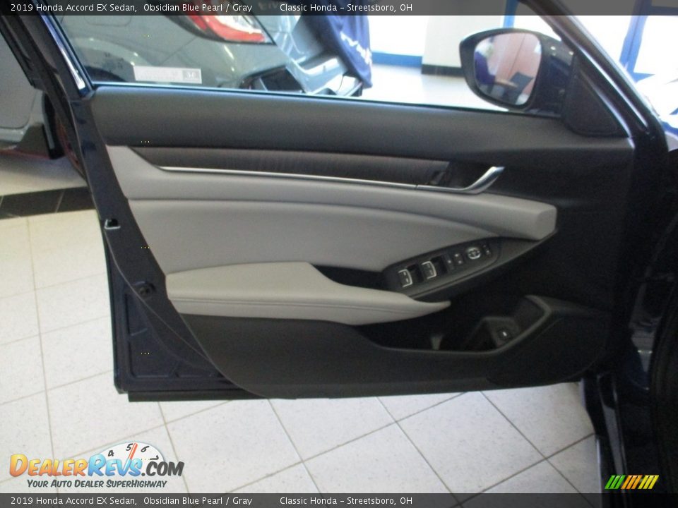 2019 Honda Accord EX Sedan Obsidian Blue Pearl / Gray Photo #25
