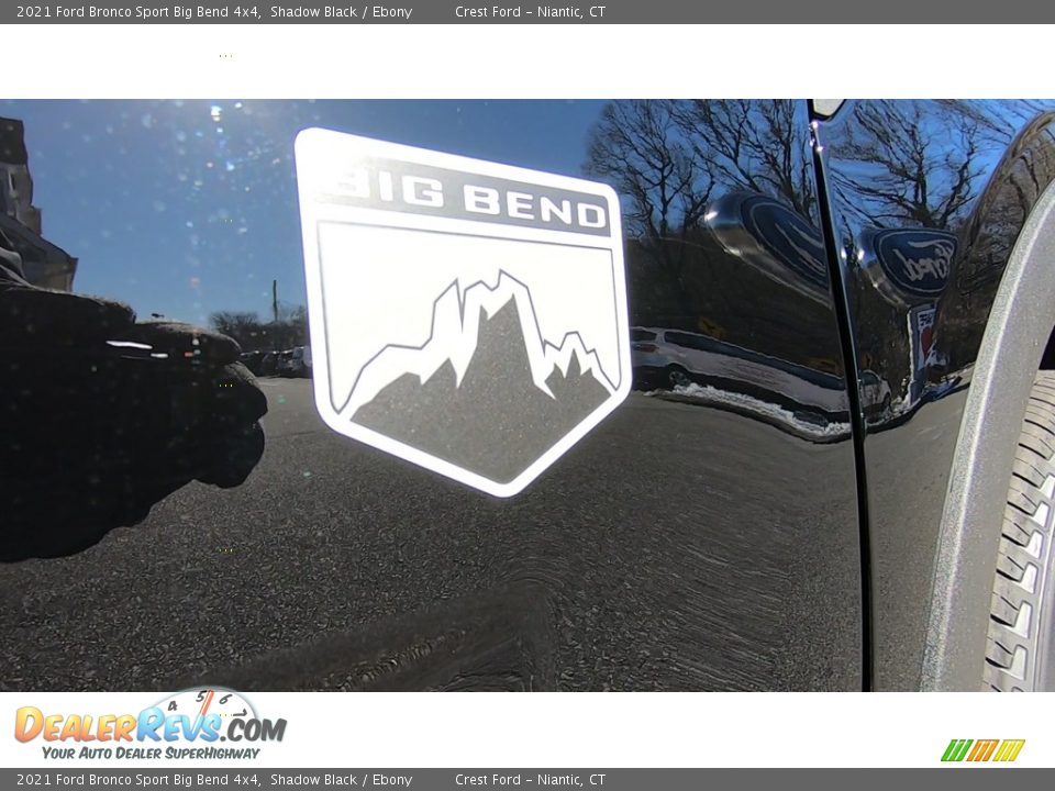 2021 Ford Bronco Sport Big Bend 4x4 Shadow Black / Ebony Photo #25
