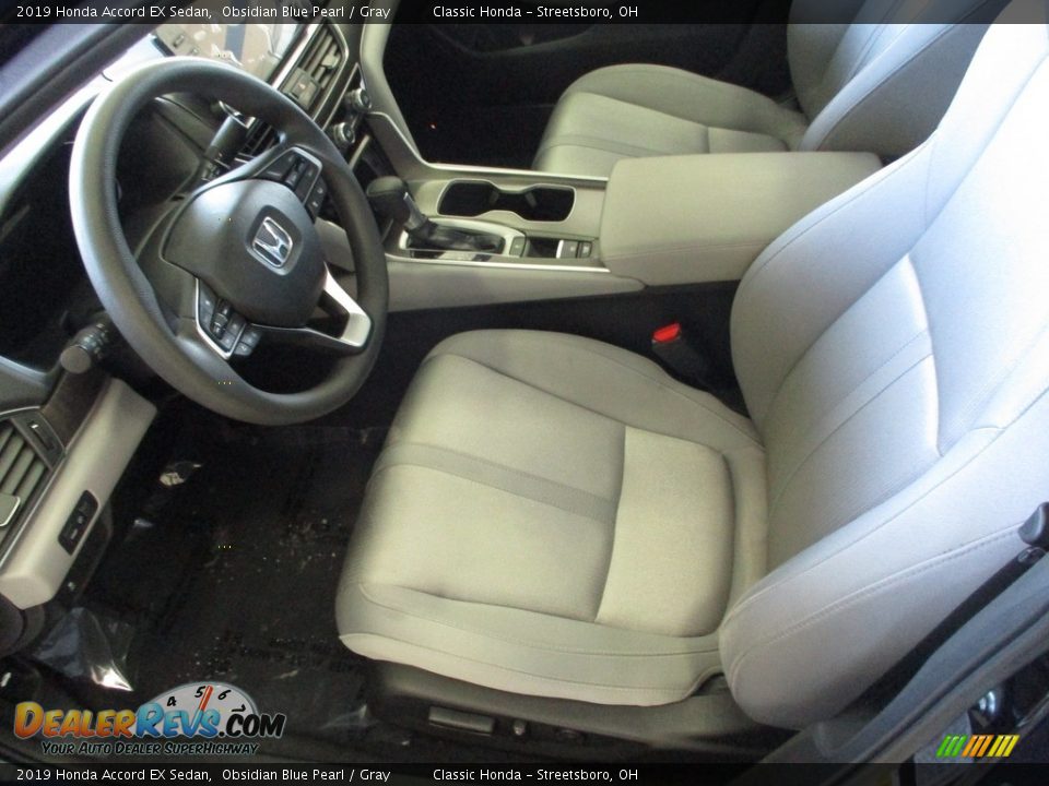 2019 Honda Accord EX Sedan Obsidian Blue Pearl / Gray Photo #26