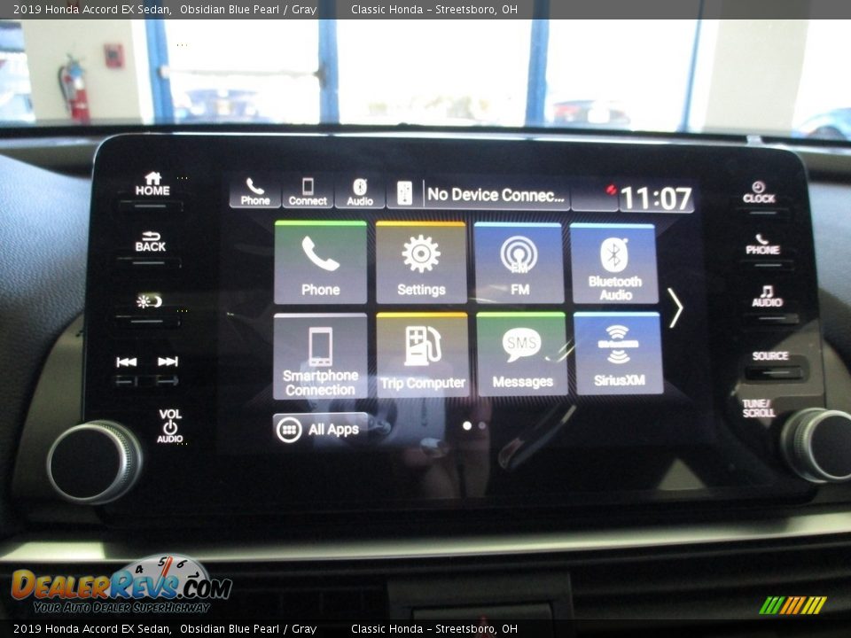 2019 Honda Accord EX Sedan Obsidian Blue Pearl / Gray Photo #32