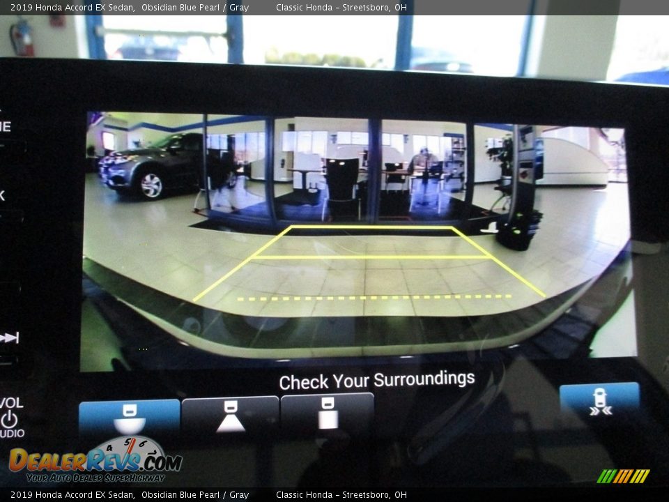 2019 Honda Accord EX Sedan Obsidian Blue Pearl / Gray Photo #36