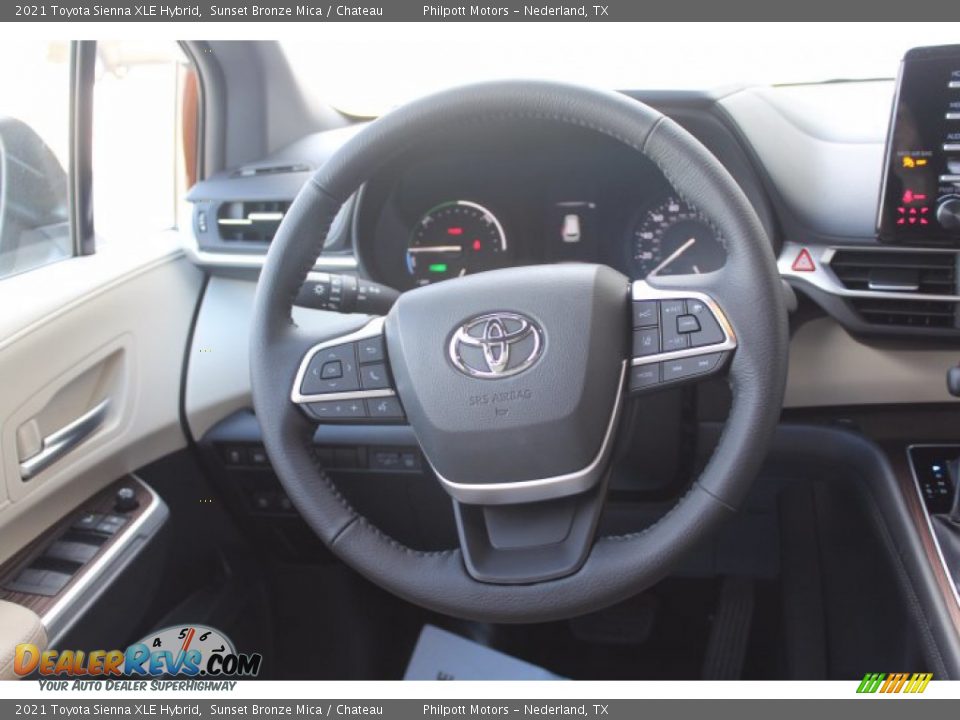 2021 Toyota Sienna XLE Hybrid Steering Wheel Photo #20