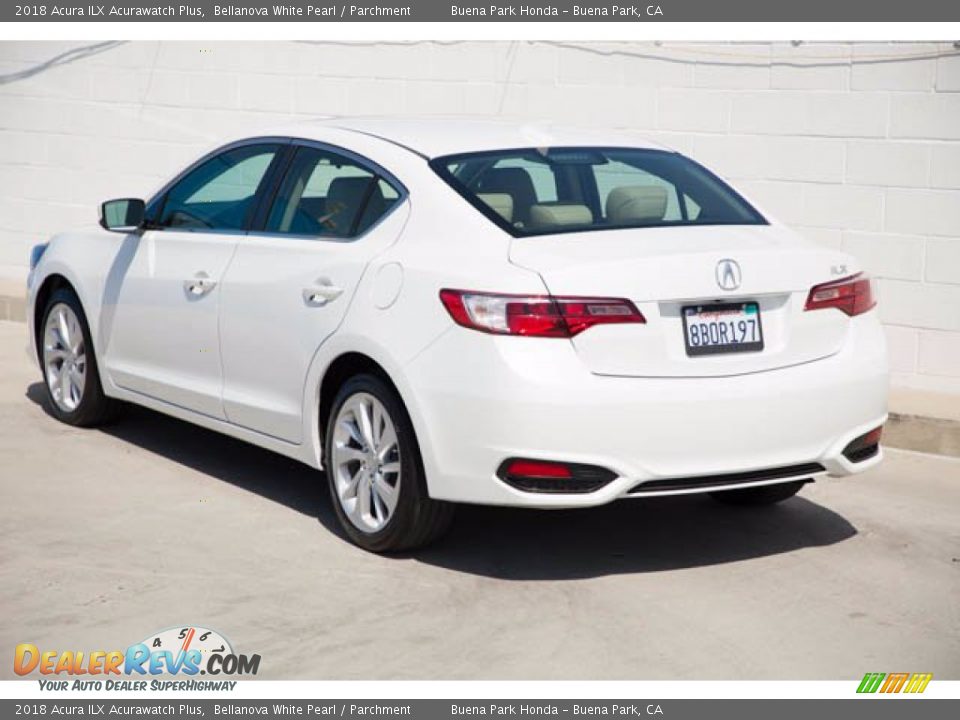 2018 Acura ILX Acurawatch Plus Bellanova White Pearl / Parchment Photo #2