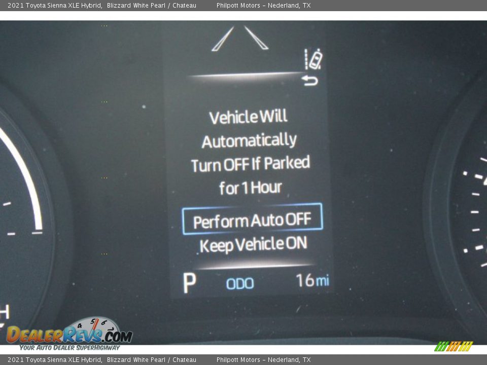 2021 Toyota Sienna XLE Hybrid Blizzard White Pearl / Chateau Photo #14