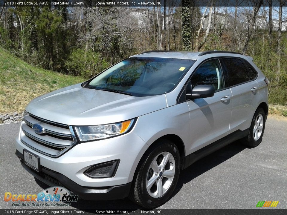 2018 Ford Edge SE AWD Ingot Silver / Ebony Photo #3