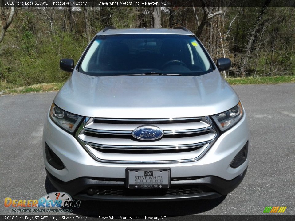 2018 Ford Edge SE AWD Ingot Silver / Ebony Photo #4