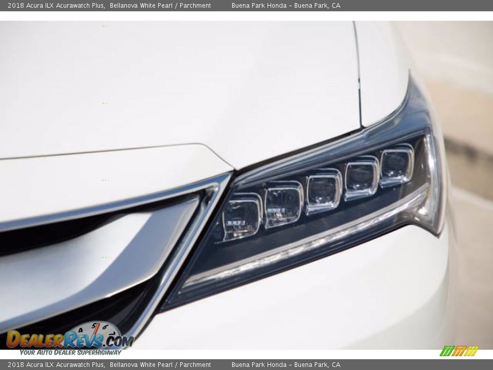 2018 Acura ILX Acurawatch Plus Bellanova White Pearl / Parchment Photo #9