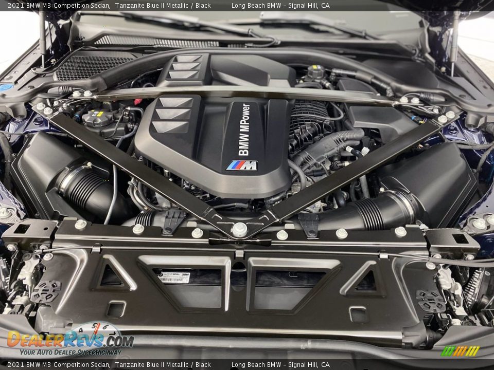 2021 BMW M3 Competition Sedan 3.0 Liter M TwinPower Turbocharged DOHC 24-Valve Inline 6 Cylinder Engine Photo #9