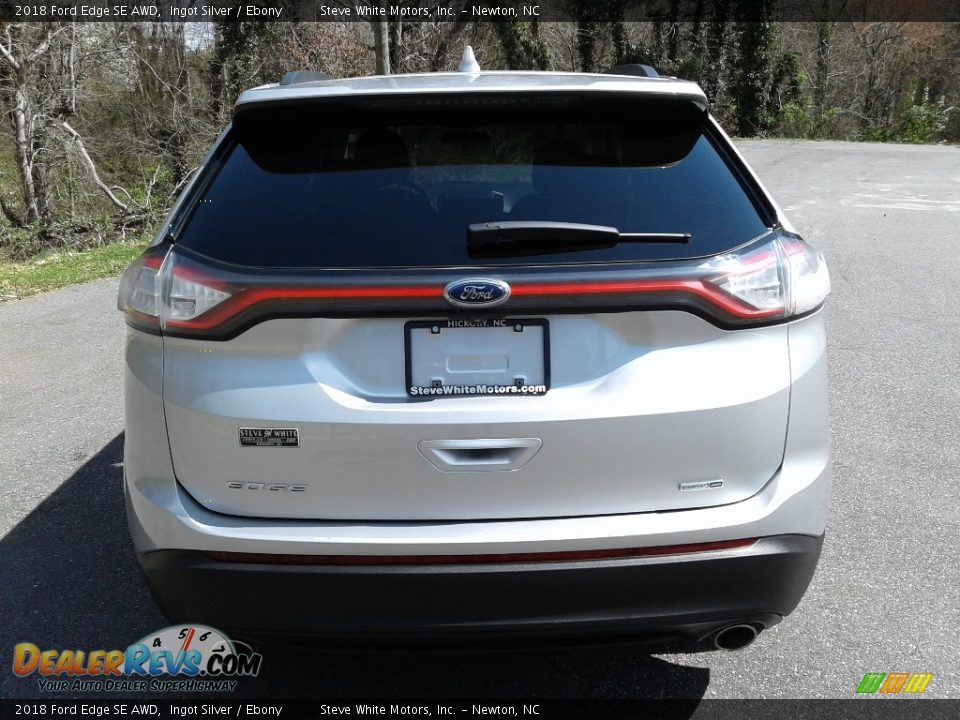 2018 Ford Edge SE AWD Ingot Silver / Ebony Photo #8