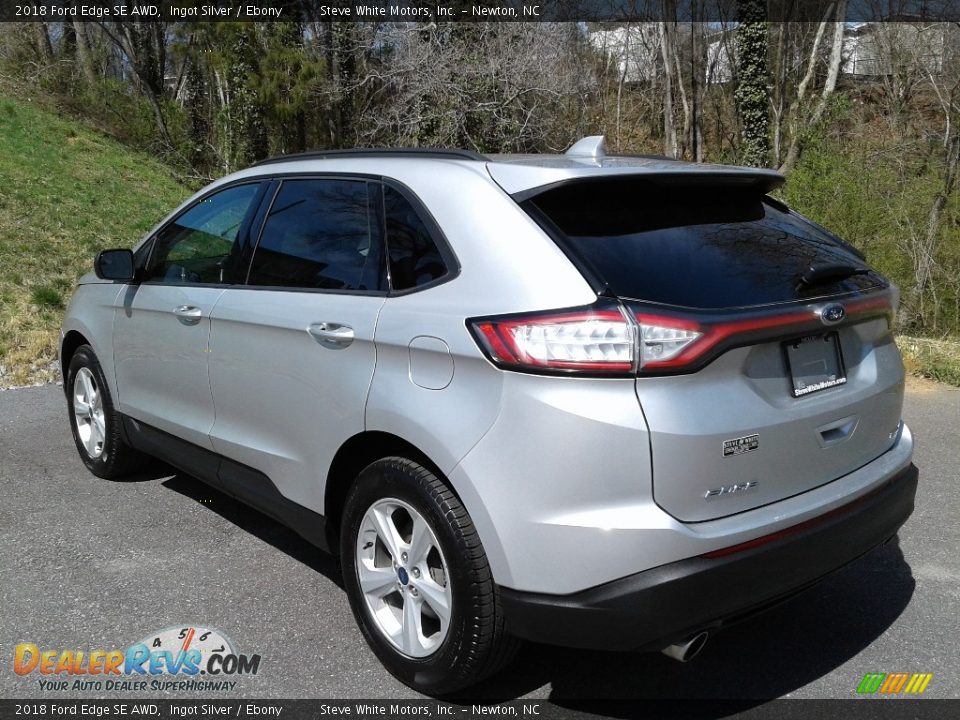 2018 Ford Edge SE AWD Ingot Silver / Ebony Photo #9