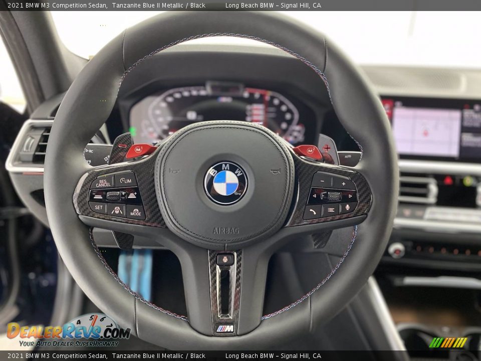 2021 BMW M3 Competition Sedan Steering Wheel Photo #14