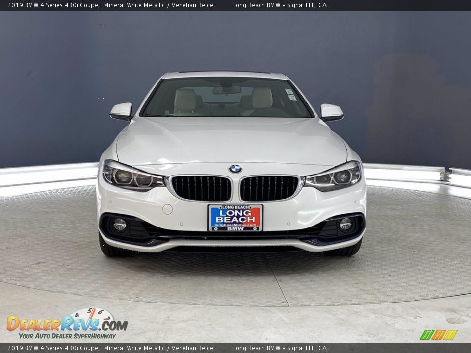 2019 BMW 4 Series 430i Coupe Mineral White Metallic / Venetian Beige Photo #2