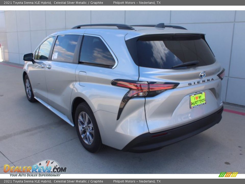 2021 Toyota Sienna XLE Hybrid Celestial Silver Metallic / Graphite Photo #6