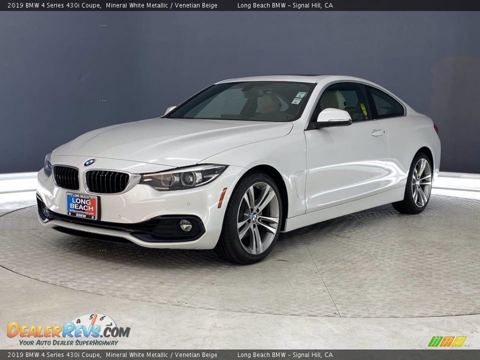 2019 BMW 4 Series 430i Coupe Mineral White Metallic / Venetian Beige Photo #3