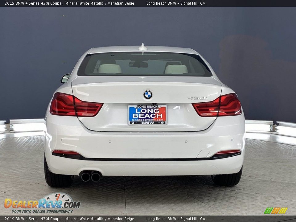 2019 BMW 4 Series 430i Coupe Mineral White Metallic / Venetian Beige Photo #4