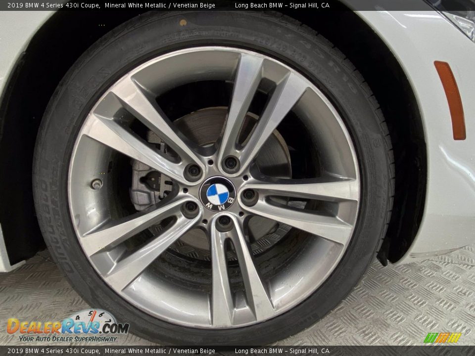 2019 BMW 4 Series 430i Coupe Mineral White Metallic / Venetian Beige Photo #6