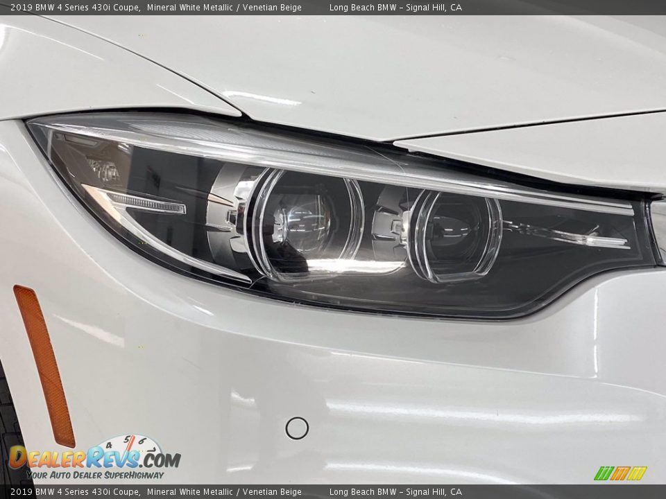 2019 BMW 4 Series 430i Coupe Mineral White Metallic / Venetian Beige Photo #7