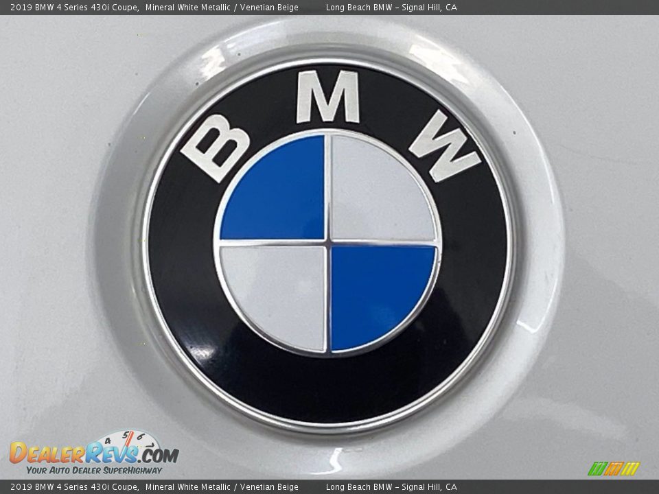 2019 BMW 4 Series 430i Coupe Mineral White Metallic / Venetian Beige Photo #8