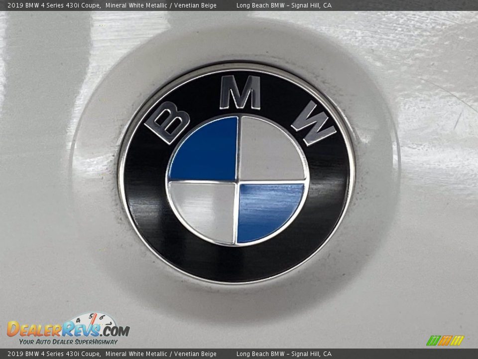 2019 BMW 4 Series 430i Coupe Mineral White Metallic / Venetian Beige Photo #10