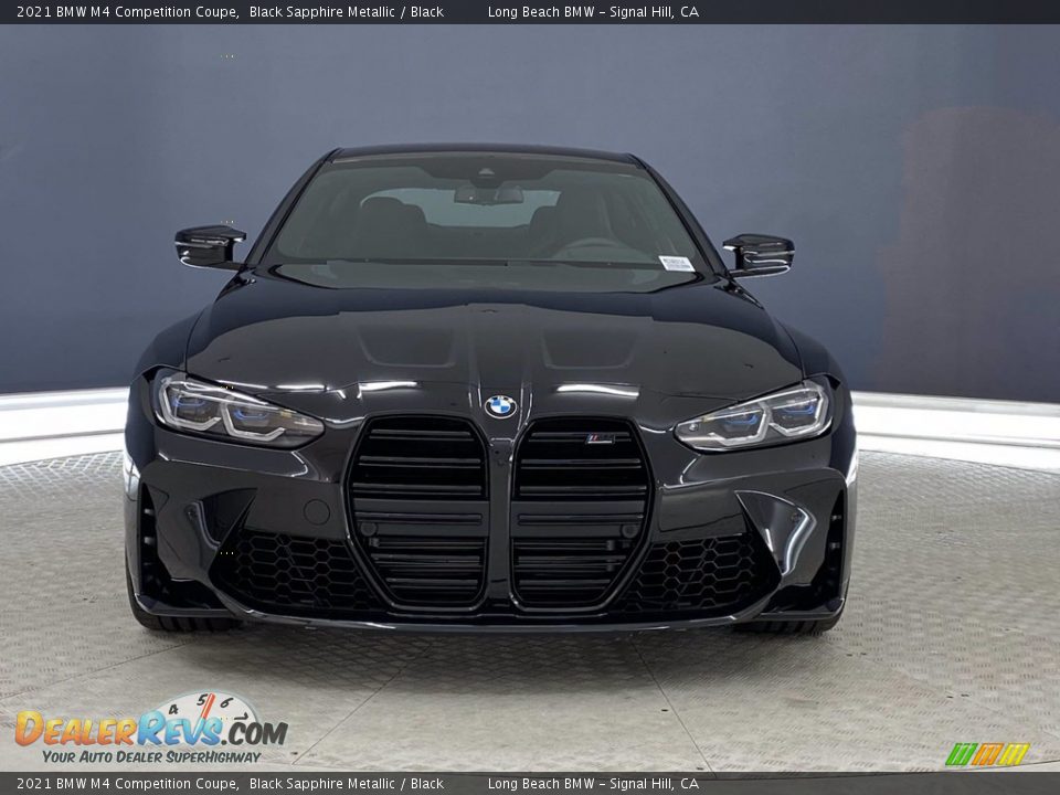 2021 BMW M4 Competition Coupe Black Sapphire Metallic / Black Photo #2