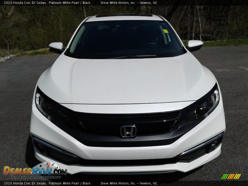 2020 Honda Civic EX Sedan Platinum White Pearl / Black Photo #4