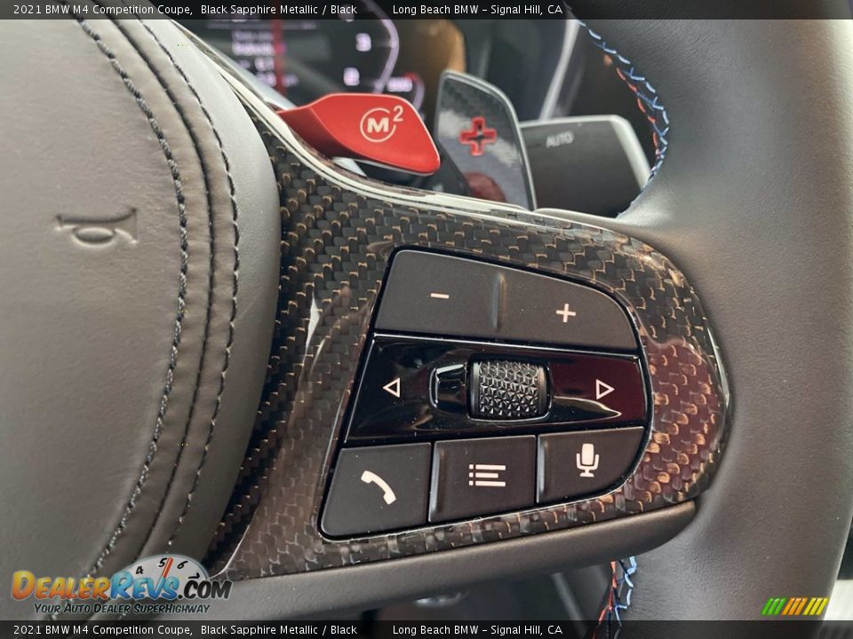 2021 BMW M4 Competition Coupe Steering Wheel Photo #16