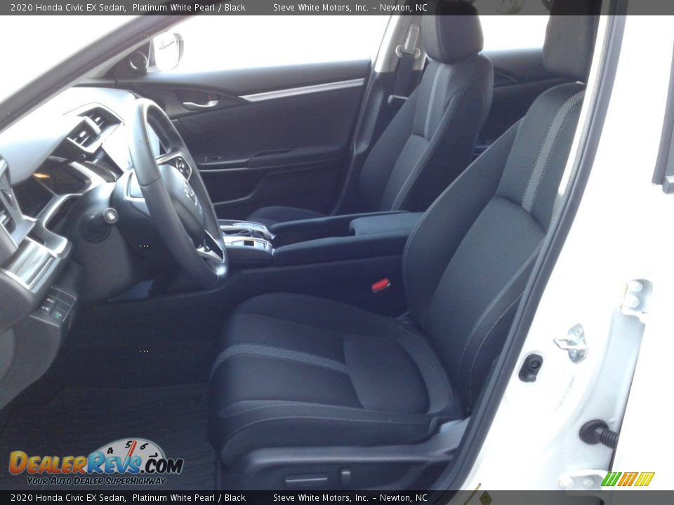 2020 Honda Civic EX Sedan Platinum White Pearl / Black Photo #11