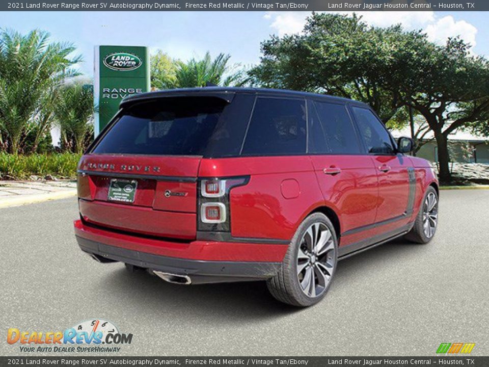 2021 Land Rover Range Rover SV Autobiography Dynamic Firenze Red Metallic / Vintage Tan/Ebony Photo #3