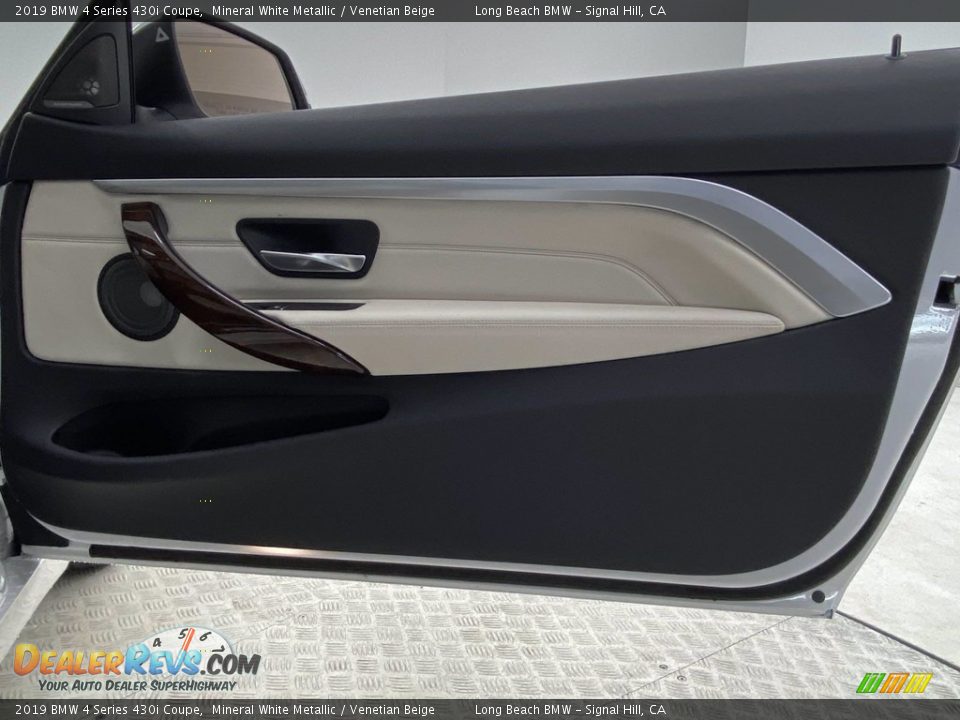 2019 BMW 4 Series 430i Coupe Mineral White Metallic / Venetian Beige Photo #32