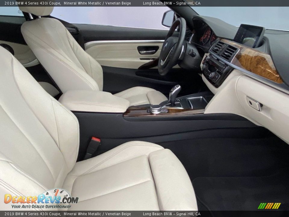 2019 BMW 4 Series 430i Coupe Mineral White Metallic / Venetian Beige Photo #33
