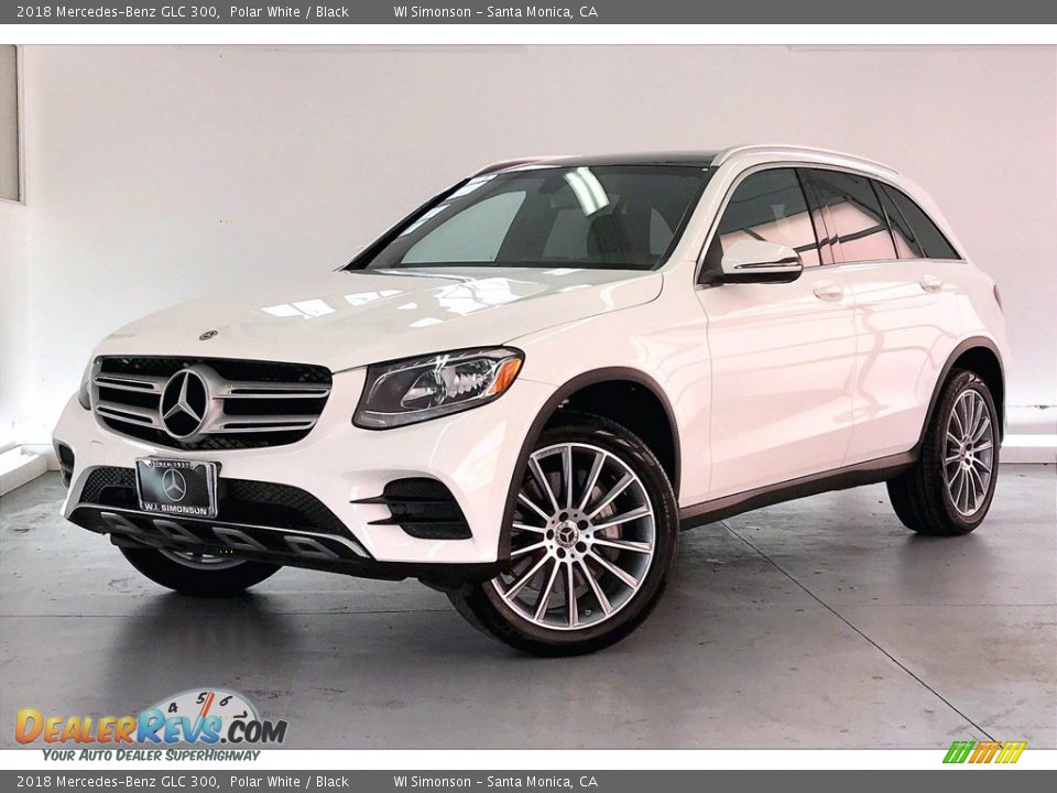 2018 Mercedes-Benz GLC 300 Polar White / Black Photo #12