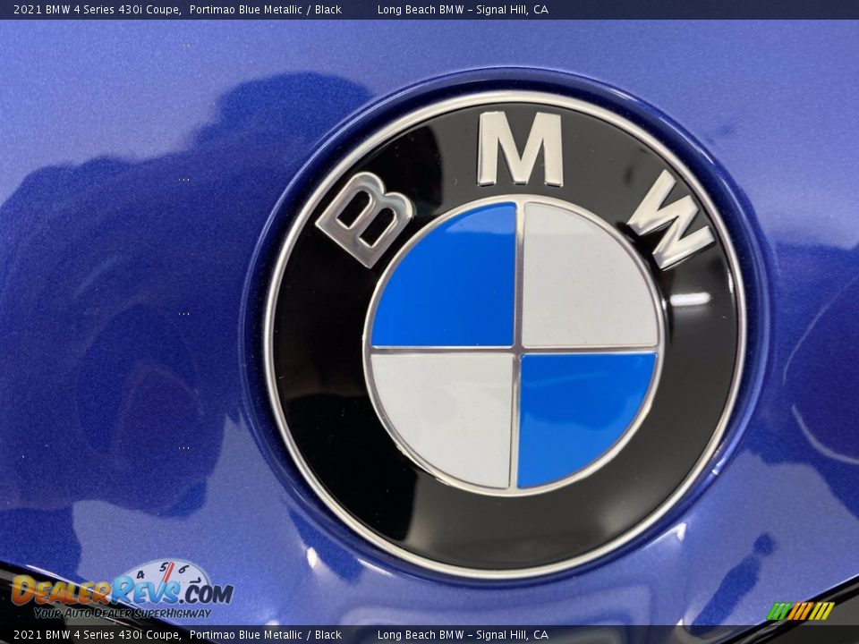 2021 BMW 4 Series 430i Coupe Portimao Blue Metallic / Black Photo #4