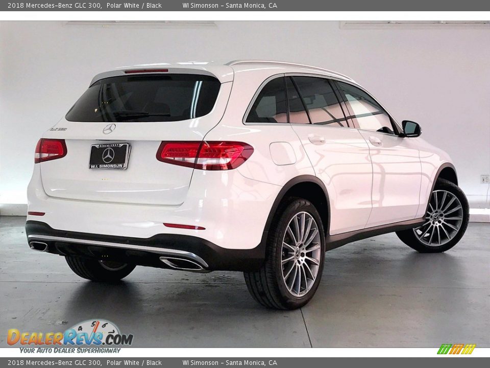 2018 Mercedes-Benz GLC 300 Polar White / Black Photo #13