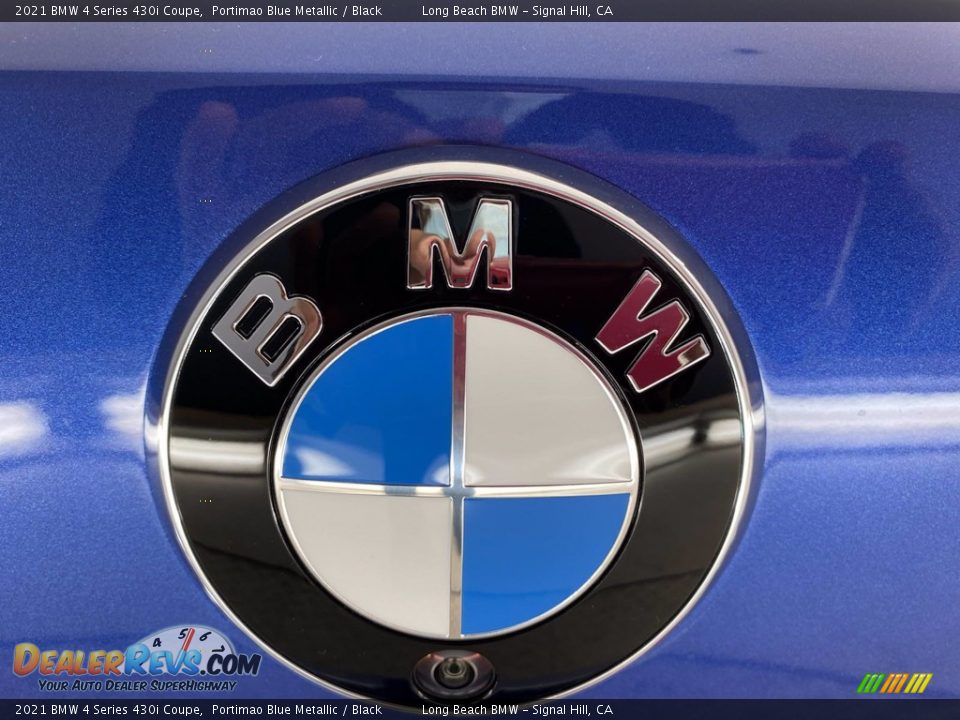 2021 BMW 4 Series 430i Coupe Portimao Blue Metallic / Black Photo #6